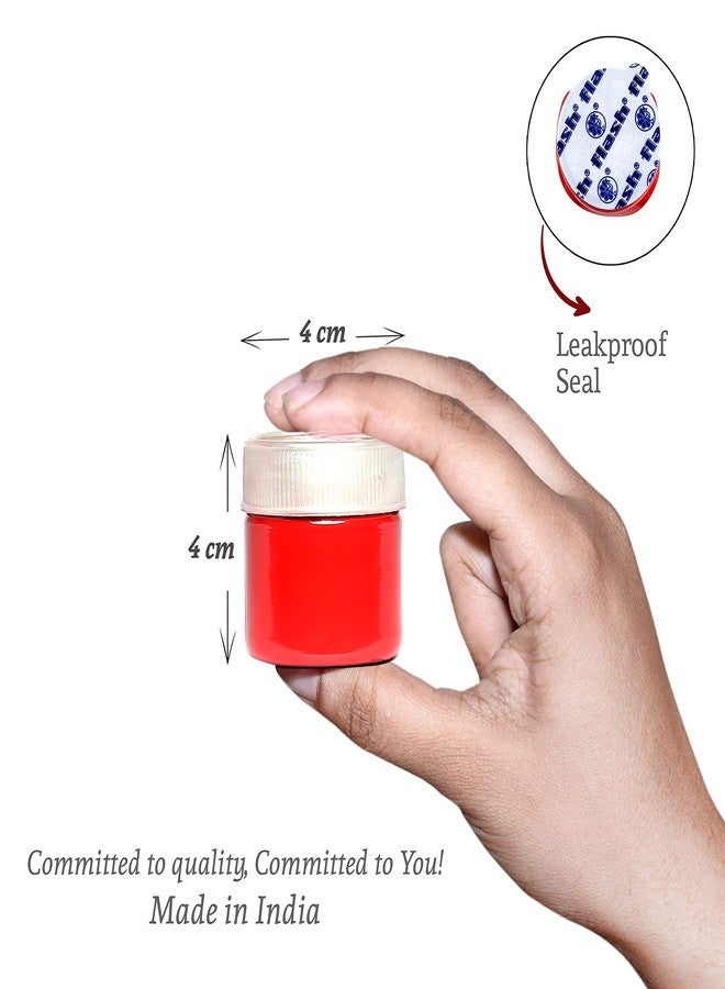 Flash Gouache Paint Set | 12 Colors | 25 Ml, 0.8 Fl Oz Each | Matt Finish | Rich Pigments Vibrant Non Toxic Paints For Professional Artists Hobby Painters & Kids (Set Of 12 Colours), Multi - Image 4